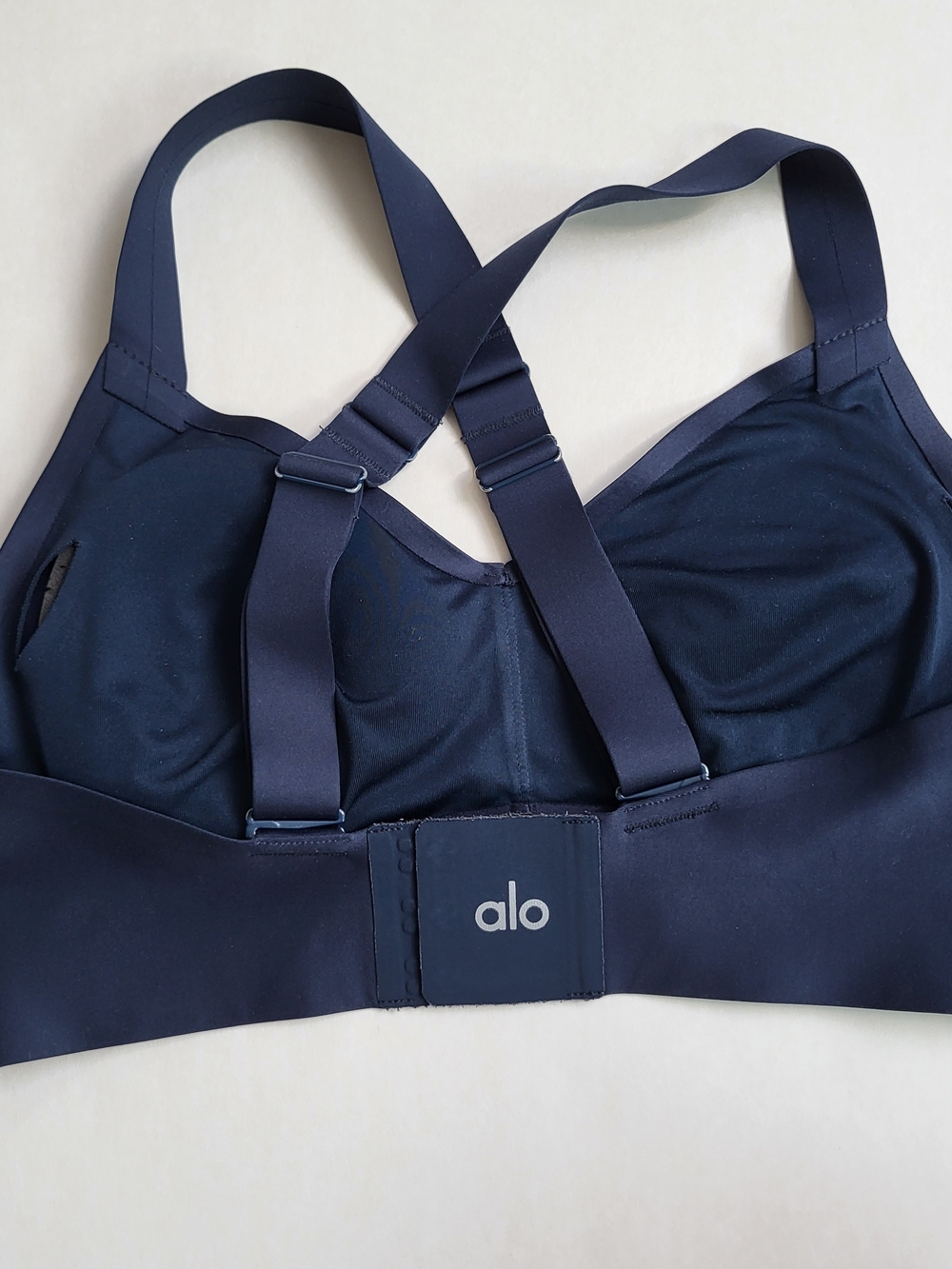 Alo Airlift Strength Bra Navy Blue Size M - Picture 4 of 5